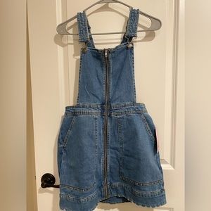 Jean overall skirt new with tags